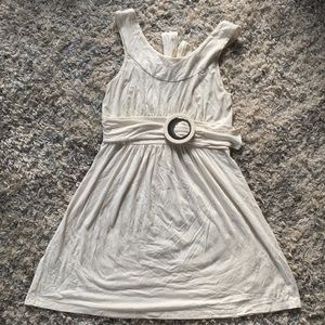 Cream colored mod dress